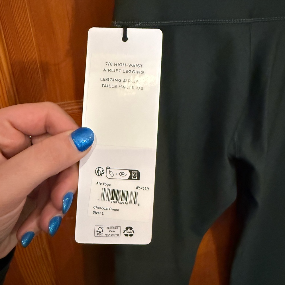 ALO 7/8 High-Waist Airlift Legging SIZE LARGE - Picture 6 of 6